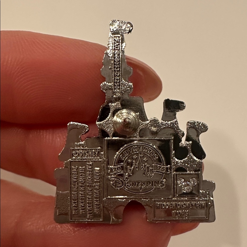 Disney Pin WDW Blue Mickey Mouse Cinderella Castle Hidden Disney 2025 - Picture 2 of 3